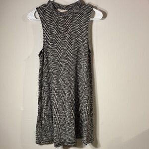 Peyton Jensen NWT Edie Dress Black & White Herringbone | Size S